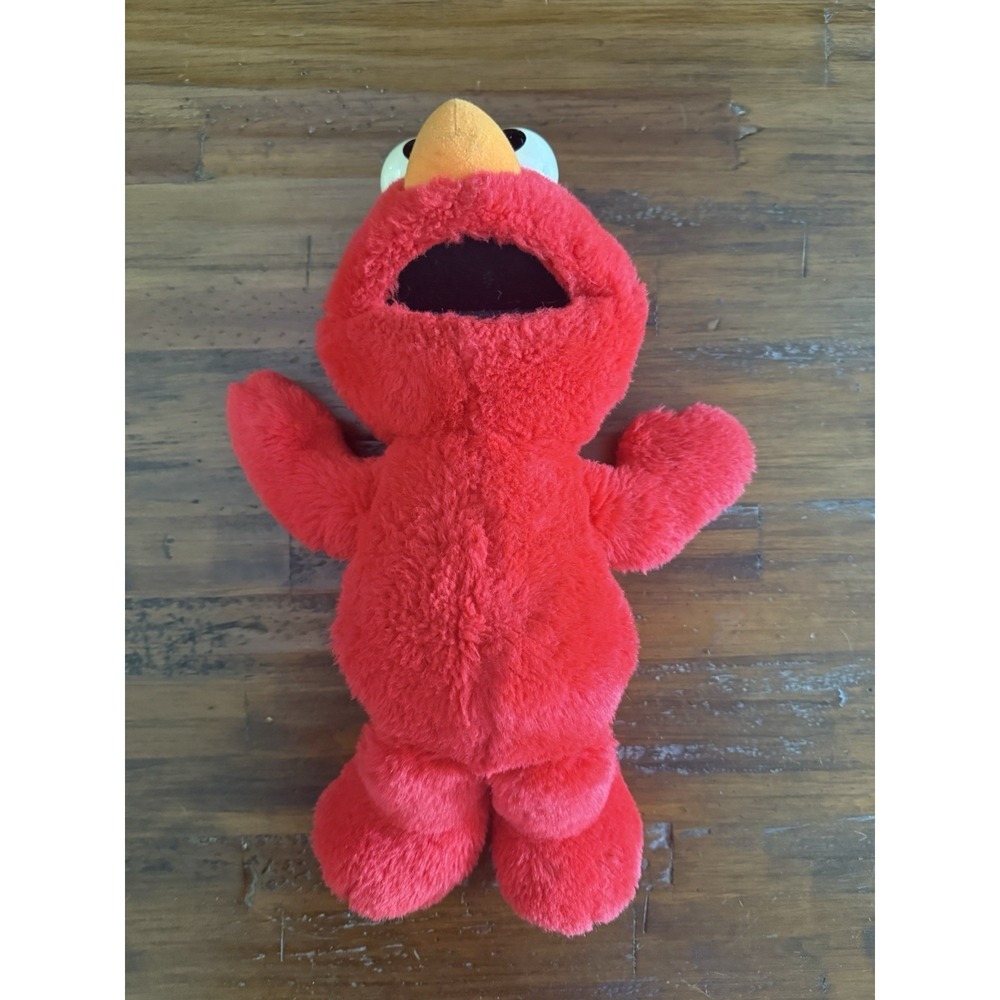 Vintage 1996 Tickle Me Elmo Tyco Talking Plush Toy Sesame St Jim Henson Retro